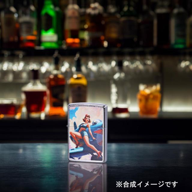 ZIPPO/USオリジナルZIPPO 2025 セクシーガール ストリートクローム プリント加工 zZ207-125621画像8