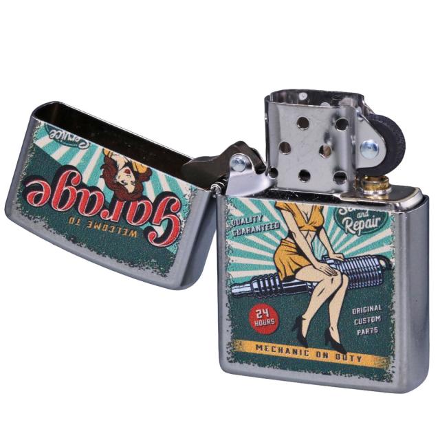 ZIPPO/USオリジナルZIPPO 2025 セクシーガール Garage Woman ストリートクローム プリント加工 zZ207-125622画像5