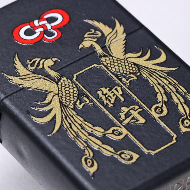 ZIPPO/開運お守り 御守り　鳳凰 ブラックマット Z218OM-A画像3