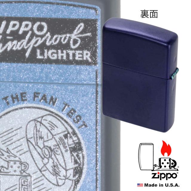 ZIPPO/Old Poster-6 プリント加工 ネイビーマット Z239-119608画像7
