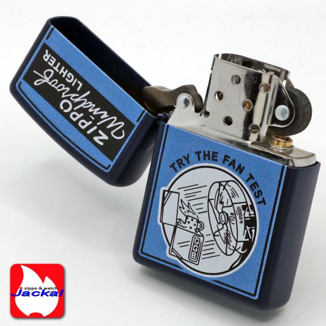 ZIPPO/Old Poster-6 プリント加工 ネイビーマット Z239-119608画像4