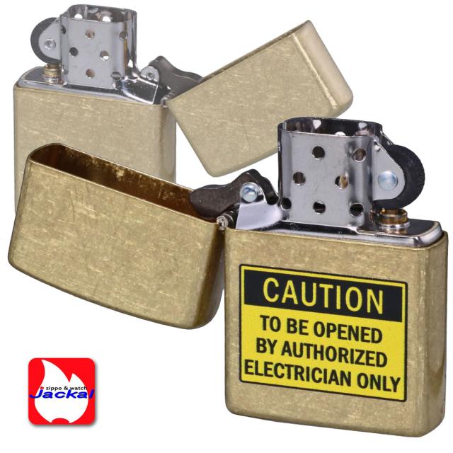 ZIPPO/USオリジナルZIPPO 2025 CAUTION ELECTRICIAN ストリートブラス プリント加工 Z48267-125624画像5