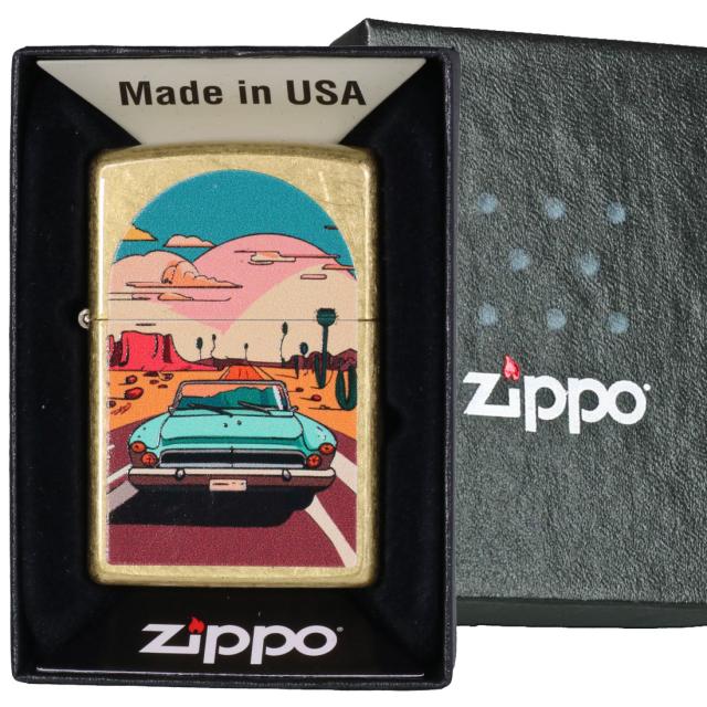 ZIPPO/USオリジナルZIPPO 2025 車 DESERT CAR ストリートブラス プリント加工 Z48267-125653画像3