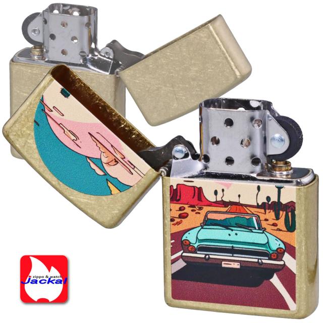 ZIPPO/USオリジナルZIPPO 2025 車 DESERT CAR ストリートブラス プリント加工 Z48267-125653画像5