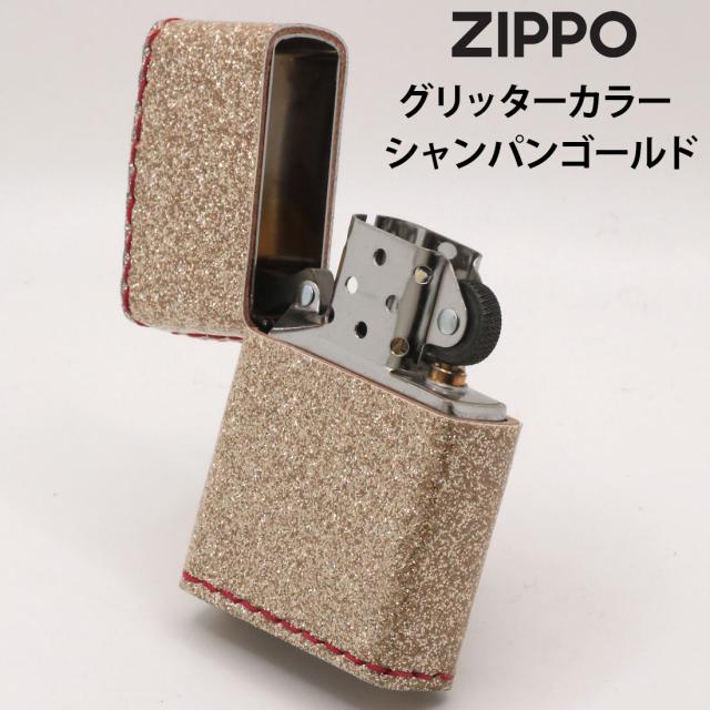 ZIPPO/グリッター カラー Glitter color シャンパンゴールド ZSGL-SGD画像2