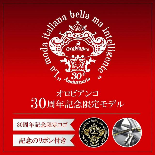 オロビアンコ メガネケース Orobianco 30周年記念限定モデル 高級国産牛革使用 スチール OBGC-030 全2色画像1