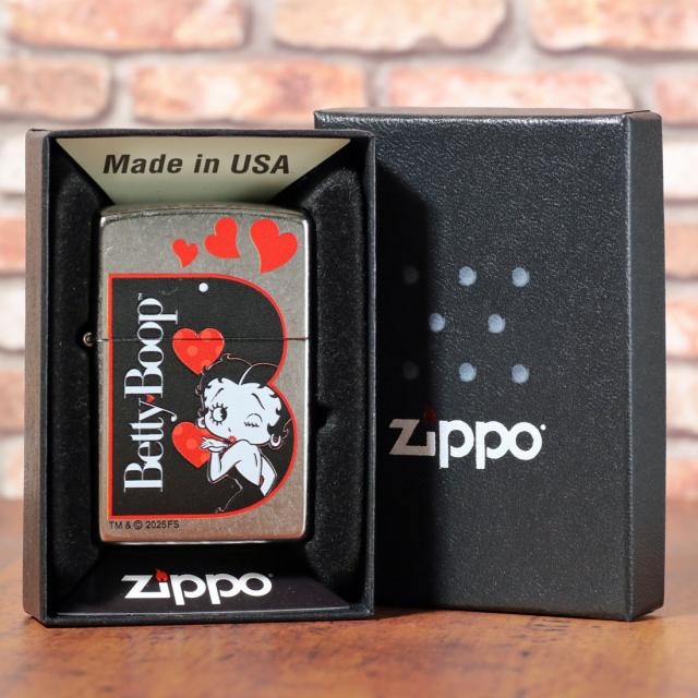 ZIPPO/ベティー ブープ B ベティーちゃん ストリートクローム エッチング BB-B画像5