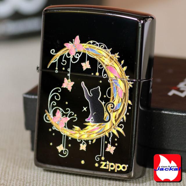 ZIPPO/クレッセントムーン BNI ブラックニッケルミラー インクジェットフルカラー CMOON画像5
