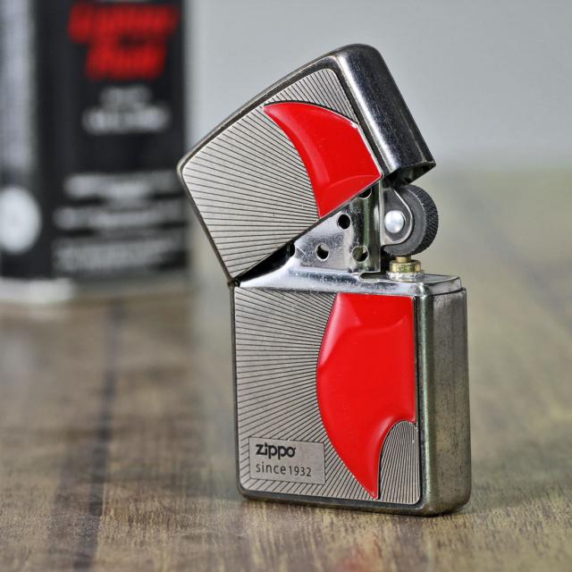 ZIPPO/ファイアーエポ フレイム エポメタル貼り オイルライター 古美バレル FIRE-EP画像7