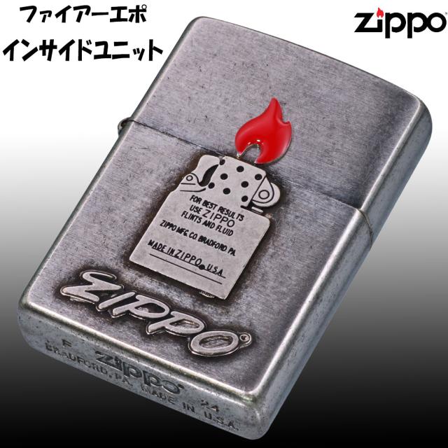 ZIPPO/ファイアーエポ インサイドユニット エポメタル貼り ライター オイルライター 古美バレル FIRE-EPUT画像2