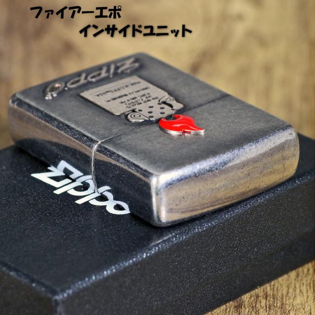 ZIPPO/ファイアーエポ インサイドユニット エポメタル貼り ライター オイルライター 古美バレル FIRE-EPUT画像6