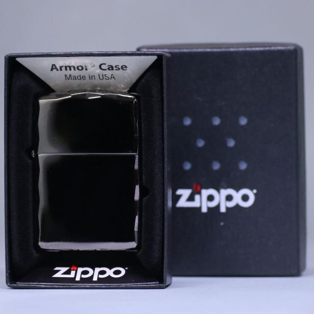 ZIPPO/アーマー3面彫刻 流水紋 BK 両面コーナーシャインレイカット BNiミラー RYUSUI-BK画像5