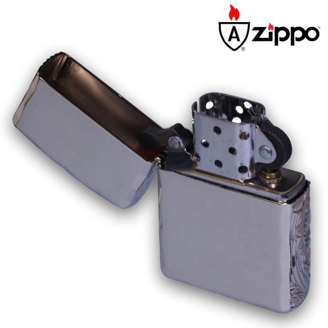 zippo ジッポーライター アーマー3面彫刻 流水紋 Ni 両面コーナーシャインレイカット Niミラー RYUSUI-NI画像6