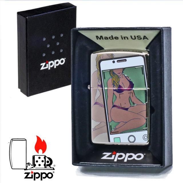 ZIPPO/セクシーショット プリント加工 エッチング SEXY-A画像5