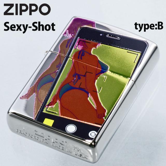 ZIPPO/セクシーショット プリント加工 エッチング SEXY-B画像2