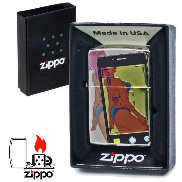 ZIPPO/セクシーショット プリント加工 エッチング SEXY-B画像5