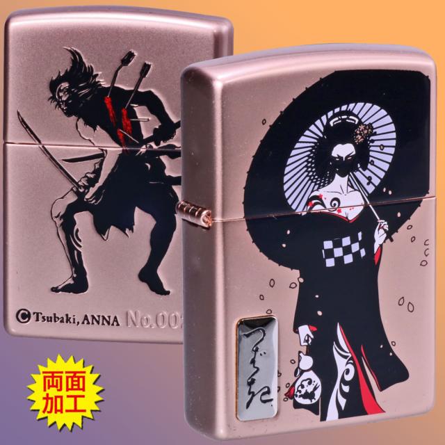 ZIPPO/限定 現代女浮世絵師 ツバキアンナ Tsubaki ANNA The 3rd Z 黙花見 Z シリアルナンバー入り TSUBAKI-3画像5