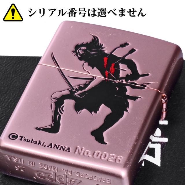 ZIPPO/限定 現代女浮世絵師 ツバキアンナ TsubakiANNA The 2st Z 椿女(つばきめ) シリアルナンバー入り ネオブラック TSUBAKI画像9
