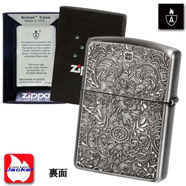 zippo(ジッポーライター)アーマー モザイク シェル アンティークニッケル A柄 画像2