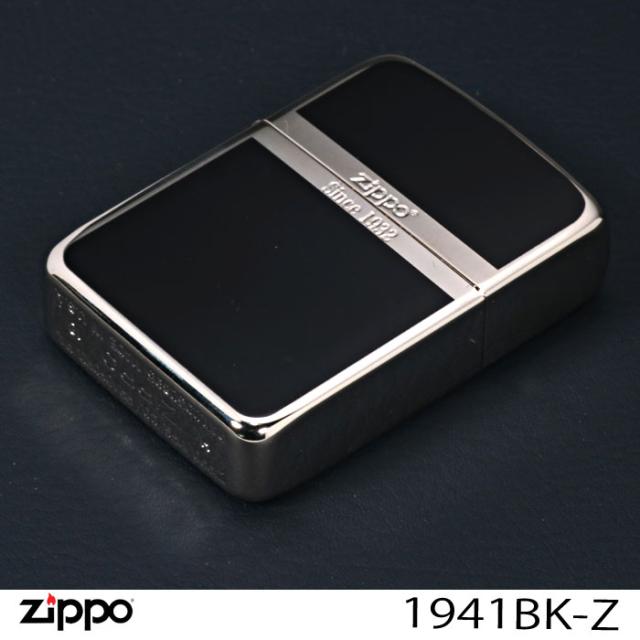 ZIPPO/1941年復刻レプリカ　銀メッキ+ブラック画像5