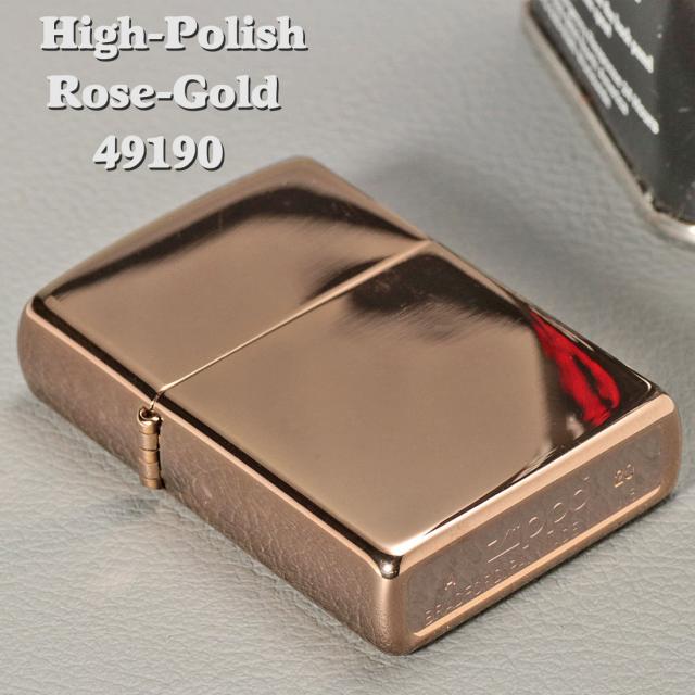 ZIPPO/Ｒｏｓｅ　Ｇｏｌｄ（ローズゴールド）ハイポリッシュ　＃49190 画像5
