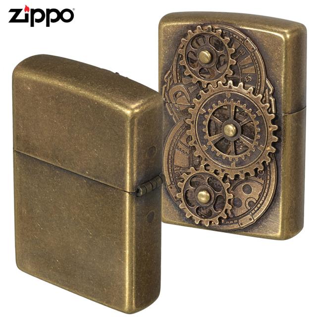 ZIPPO/アンティーク調ギアメタル GEAR METAL  ブラスバレル画像3