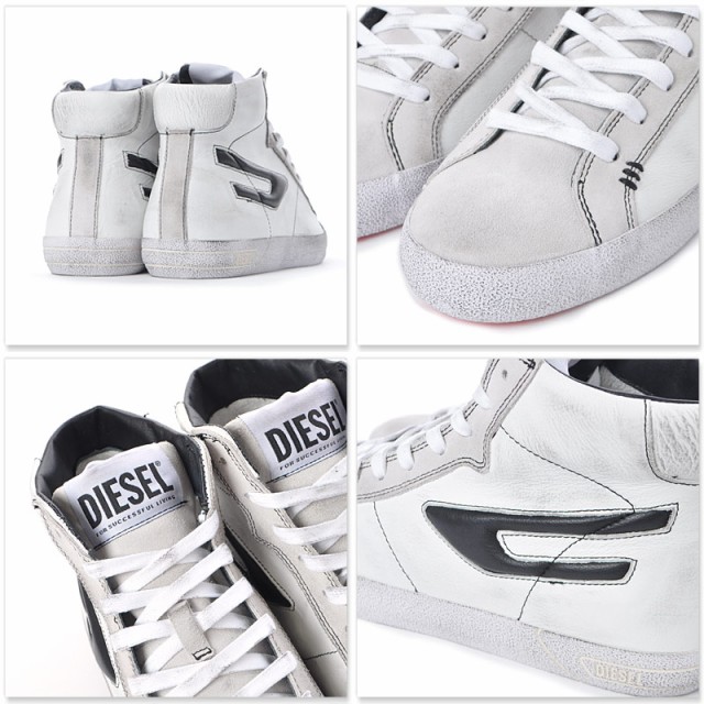 ディーゼル DIESEL レザースニーカー ハイカット メンズ S-LEROJI MID ...