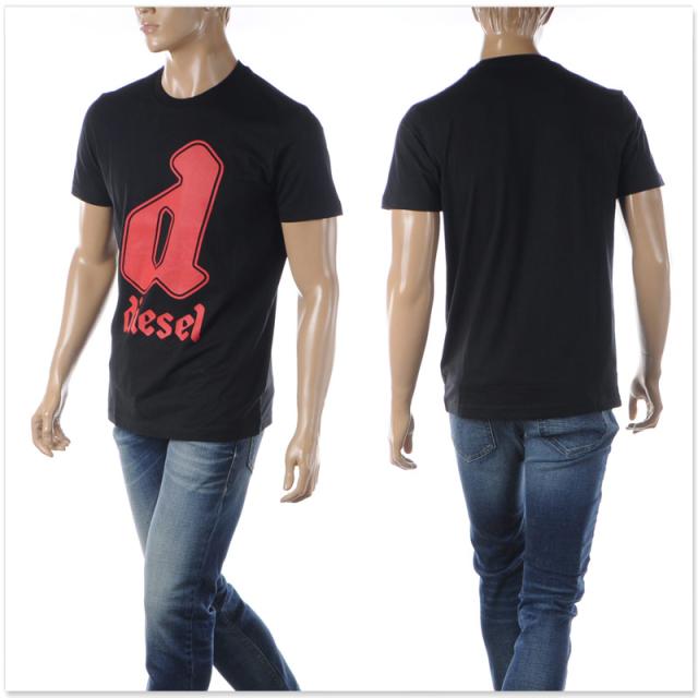 ディーゼル DIESEL Tシャツ メンズ 半袖 カットソー クルー