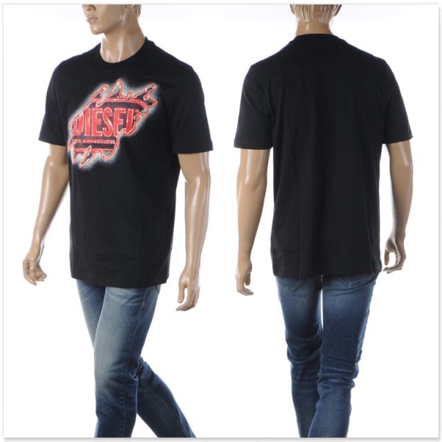 ディーゼル DIESEL Tシャツ メンズ 半袖 カットソー クルー