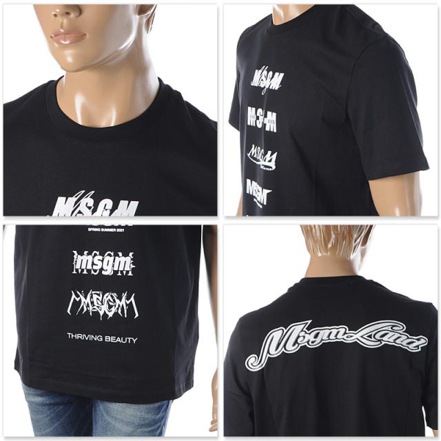 MSGM エムエスジイエム ロゴプリント 半袖 Tシャツ クルーネック 楽天市場】MSGM エムエスジーエム 半袖 Tシャツ 3440MM200