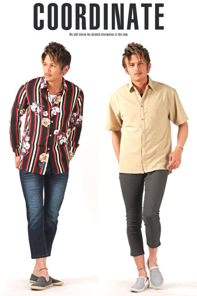 スキニー アンクル パンツ メンズ ストレッチ スリム チノパン スキニーパンツ アンクルパンツ ストレッチパンツ アンクル丈 9分丈 ボトムス 無地 細身 タイト ストレッチ 伸縮 18