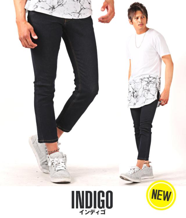 スキニー アンクル パンツ メンズ ストレッチ スリム チノパン スキニーパンツ アンクルパンツ ストレッチパンツ アンクル丈 9分丈 ボトムス 無地 細身 タイト ストレッチ 伸縮 16