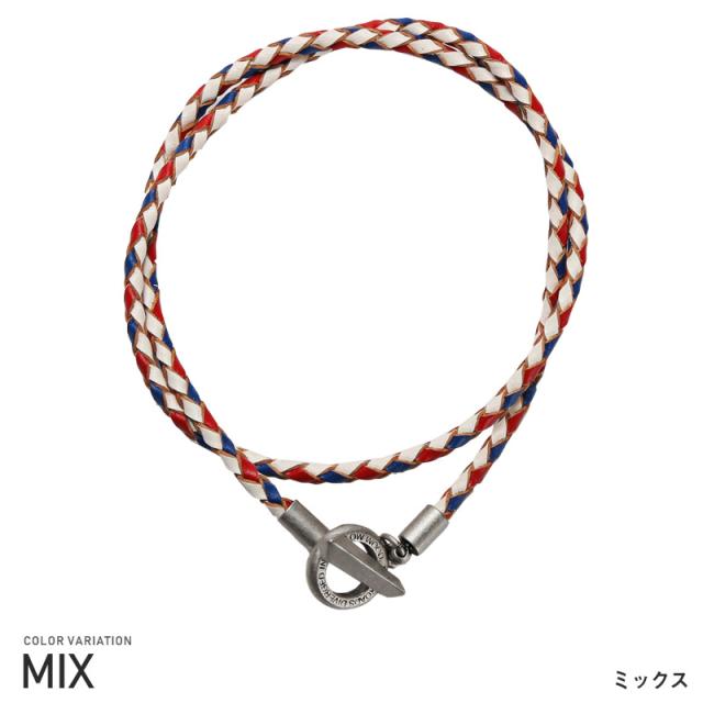 ブレスレット メンズ レザー 編み込み メンズアクセ アンティーク チャーム PUレザー フェイクレザー 合皮 2連 ユニセックス ファッション小物 プレゼント ペア ビター系 BITTER ラグスタイル pm-8615 10