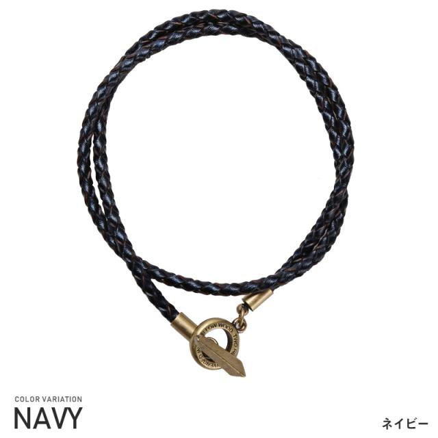 ブレスレット メンズ レザー 編み込み メンズアクセ アンティーク チャーム PUレザー フェイクレザー 合皮 2連 ユニセックス ファッション小物 プレゼント ペア ビター系 BITTER ラグスタイル pm-8615 8