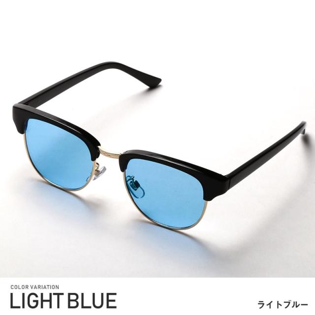 サングラス メンズ イタリーデザイン グラサン 伊達眼鏡 サーモント ブロウ クリア レンズ UV 紫外線 カット 小顔効果 アイウェア モデル ユニセックス メンズアクセ ファッション小物 ビター系 BITTER pm-8618 7