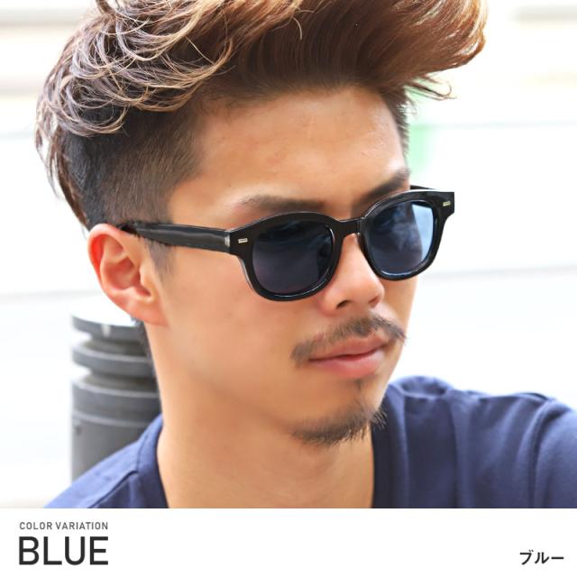 サングラス メンズ ボストン グラサン カラーレンズ 伊達 メガネ 眼鏡 UVカット 紫外線カット 小顔効果 アイウェア モデル セレブ ユニセックス ファッション小物 アクセ ビター系 BITTER ラグスタイル pm-8629 3