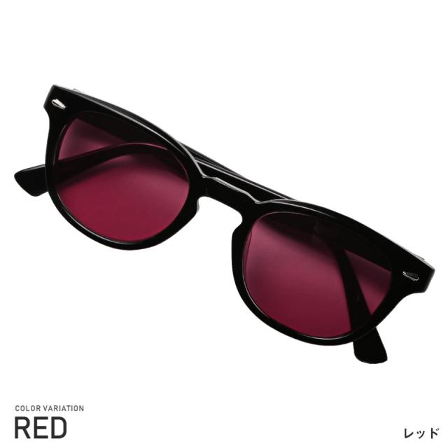 サングラス メンズ グラサン ウェリントン メガネ 伊達 眼鏡 UVカット 紫外線カット 黒縁 カラーレンズ アイウェア セレブ モデル 小顔 メンズアクセ ユニセックス 小物 ビター系 BITTER ラグスタイル pm-8625 11