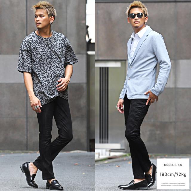 スキニーパンツ メンズ チェック ストライプ 総柄 メンズパンツ ストレッチ スキニー スリム チェックパンツ スリムパンツ 伸縮性 キレイめ 大人 カジュアル ビター系 BITTER ファッション ラグスタイル pm-8637 4