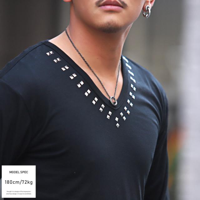 ネックレス メンズ アクセサリー シルバー リング アクセ チェーン メンズアクセ 首飾り ジュエリー 丸 丸型 ユニセックス シルバー ガンメタリック 4