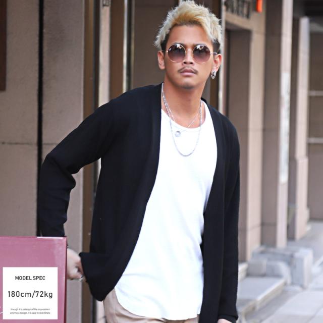 ネックレス メンズ アクセサリー ステンレス 2連 チェーン メンズネックレス アクセ モチーフ リング 指輪 クロス 十字架 プレート ジュエリー メタリック ユニセックス ビター系 BITTER pm-9402 4