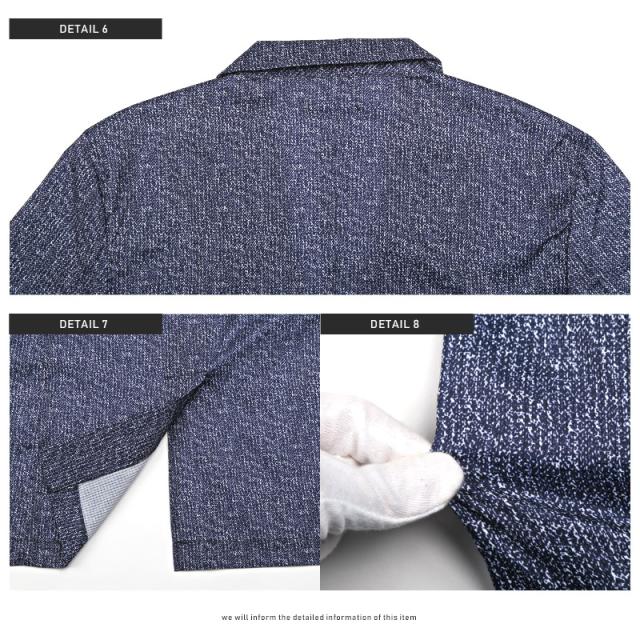 テーラード ジャケット メンズ サマージャケット スーツ アウター ブルゾン ストレッチ 杢調 リップストップ コンサバビジネス ビター系 10