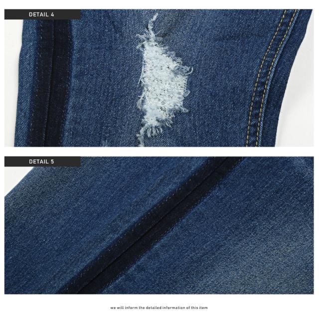 スキニー デニム アンクル メンズ ストレッチ サイドライン ダメージ スキニーデニム ラインパンツ ユーズド カットオフ 9分丈 スリム 細身 タイト ビター系 BITTER pm-7433 14