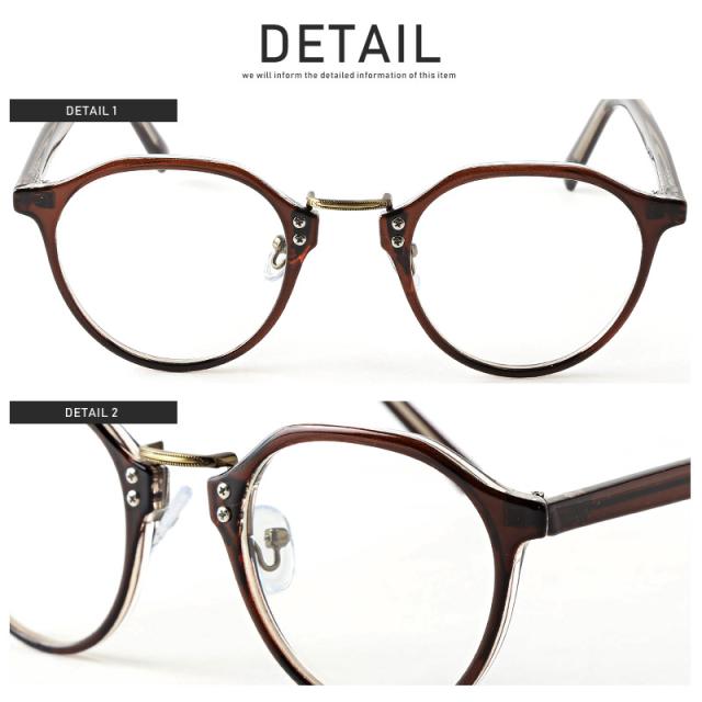 サングラス メンズ グラサン ボストン メガネ 伊達 眼鏡 UVカット 紫外線カット 黒縁 クリアフレーム カラーレンズ クリアレンズ アイウェア セレブ ユニセックス 17