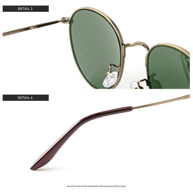 サングラス メンズ レディース ボストン グラサン メンズアクセ UVカット 紫外線カット カラーレンズ メタルフレーム アンティーク調 ヴィンテージ セレブ ファッション小物 ユニセックス ビター系 BITTER pm-9772 11