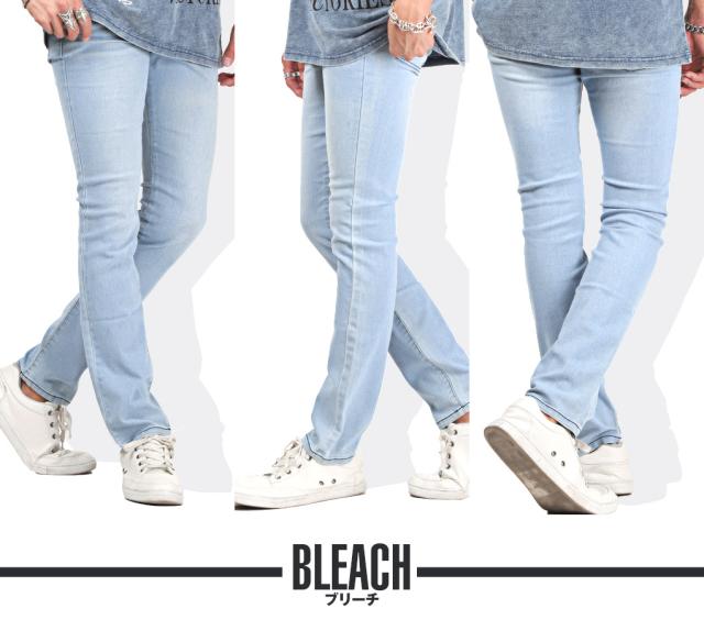 スキニー メンズ デニム ジーンズ ストレッチ ブラック スキニーパンツ スキニーデニム 13