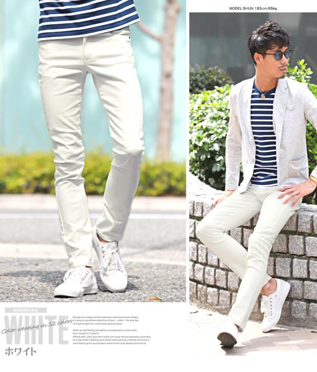 スキニー メンズ デニム ジーンズ ストレッチ ブラック スキニーパンツ スキニーデニム 6