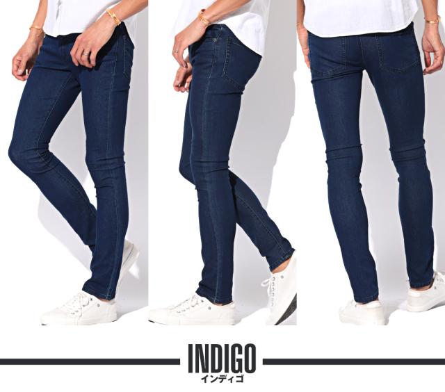 スキニー メンズ デニム ジーンズ ストレッチ ブラック スキニーパンツ スキニーデニム 13