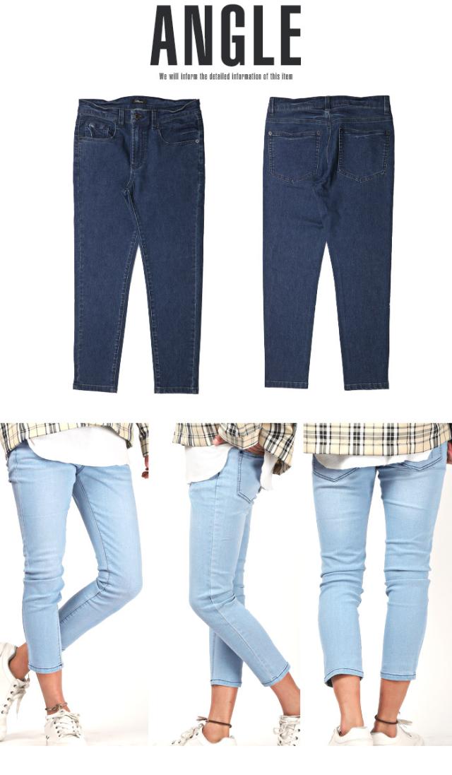アンクルパンツ メンズ クロップドパンツ スキニー デニム パンツ ストレッチ ストレッチデニム スキニーデニム 9分丈 くるぶし アンクル 丈 クロップド スリム 細身 タイト 下 5