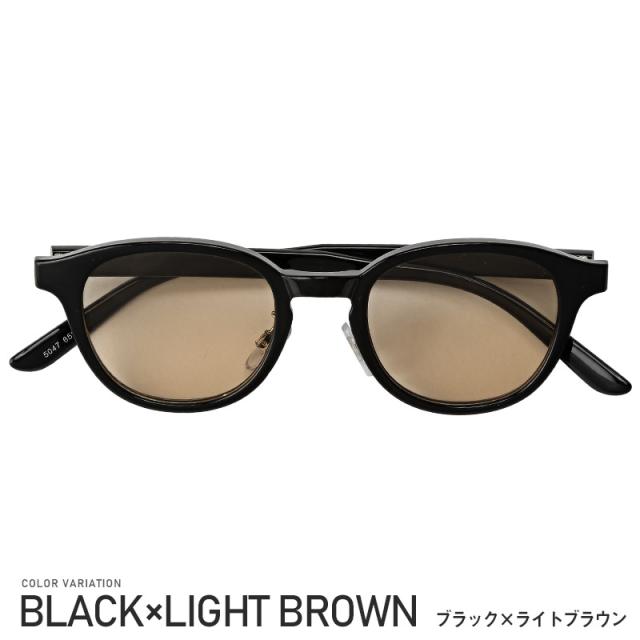 サングラスメンズグラサンボストンメガネ【ボストンサングラス】UVカット紫外線カット黒縁黒フレームカラーレンズアイウェアグレーブルーブラウングリーンセレブモデル小顔ユニセックス 10