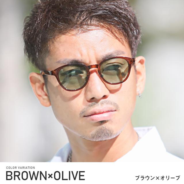 サングラスメンズグラサンボストンメガネ【ボストンサングラス】UVカット紫外線カット黒縁黒フレームカラーレンズアイウェアグレーブルーブラウングリーンセレブモデル小顔ユニセックス 2